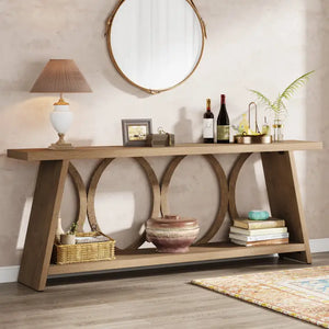 Consolle 70,9", stile country, tavolo, divano, corridoio decorativo