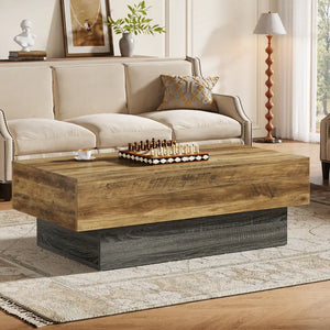 EXTENDING DINING TABLE IN PORCELAIN AND WALNUT WOOD 