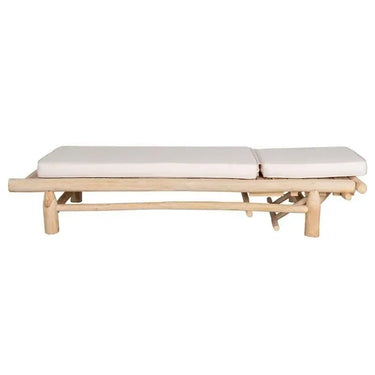 Lettino prendisole in teak luxury