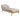 Lettino prendisole Terracina - Marrone/Beige, Acacia/Corda/Acciaio, 190x87x72,6 cm