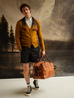 Borsa da weekend in pelle in 3 colori