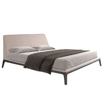 LETTO IN TESSUTO GRIGIO