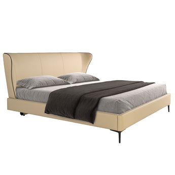 LETTO IN SIMILPELLE CREMA