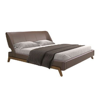 LETTO IN SIMILPELLE MARRONE CIOCCOLATO