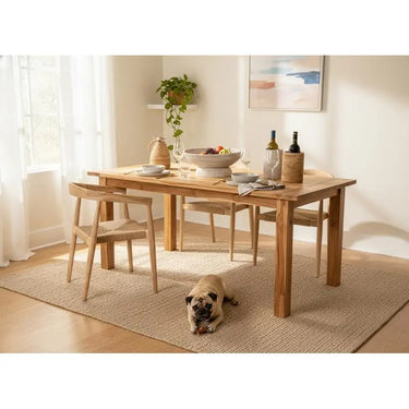 Poltrona in teak naturale