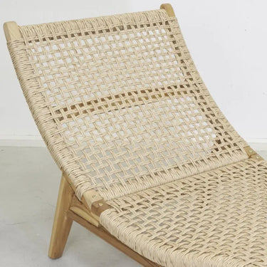 Lettino prendisole in teak luxury