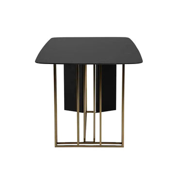 Tavolo da pranzo Pietra Acciaio inox. Calcis 180x90x77cm