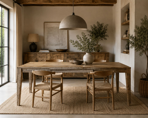 Tavolo allungabile in legno 160 x 100 x 80 h cm