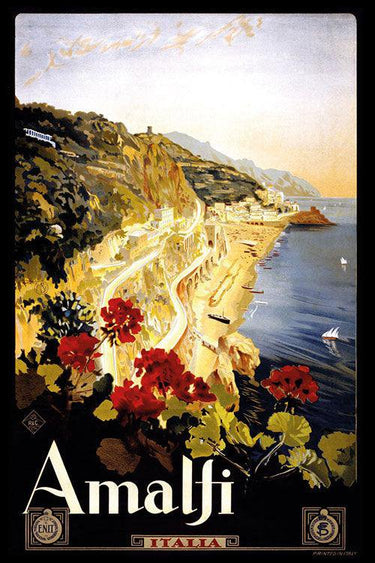 Poster Italia Amalfi