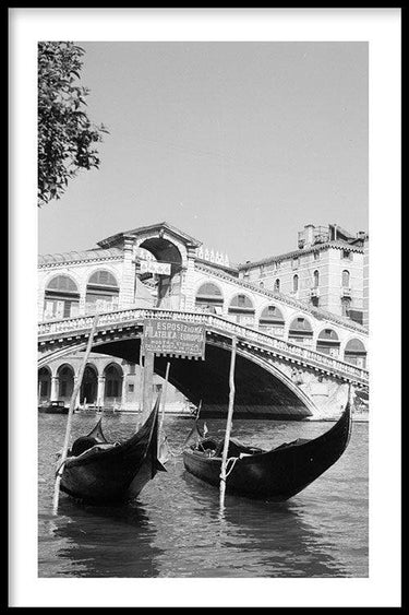 Poster Ponte di Rialto a Venezia '53