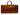 Modello Large - Borsa da viaggio LAKE VIEW. iniziale - Cognac - Bordi blu