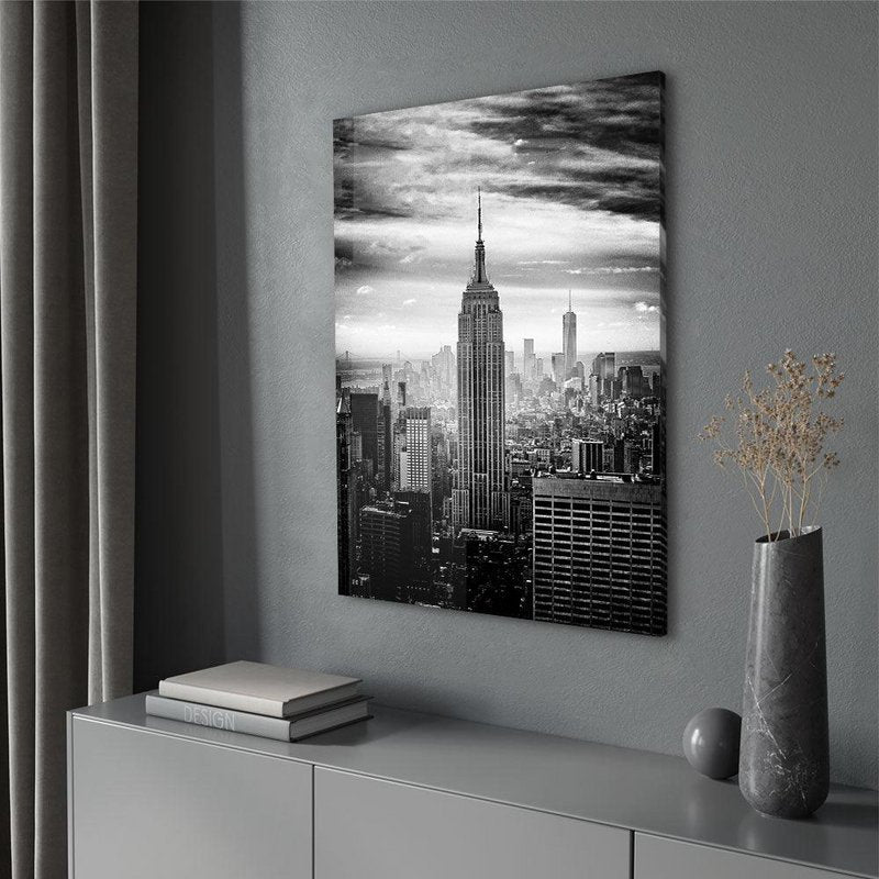 Poster Empire State nebbioso