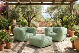 Poltrona lounge da esterno NOMAD 100×80×75 – Sunbrella Heritage Moss