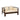J-Line Conie sofa bed - mattress + 4 cushions - wood - dark brown ND