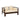 Sofá cama J-Line Conie - colchón + 4 cojines - madera - marrón oscuro ND