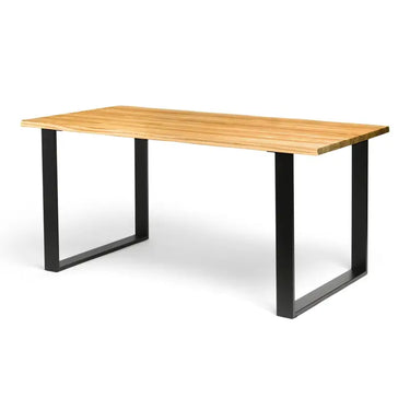 EXTENDING DINING TABLE IN PORCELAIN AND WALNUT WOOD 