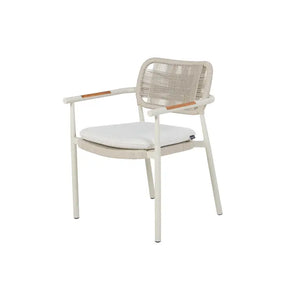 Sedia Impilabile Alluminio Corda 57x59x78 cm
