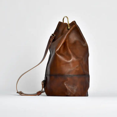 Borsa marina grande in pelle