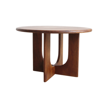 Bullnose Coliseo - tavolo da pranzo rotondo in mangohouth - 120 cm