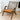 Sedia F, Rovere Fumé / Beige / Cognac
