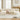 Divano panoramico modulabile con funzione letto, in chenille beige o nera, senza montaggio 292x165x68 cm FLAREZORA