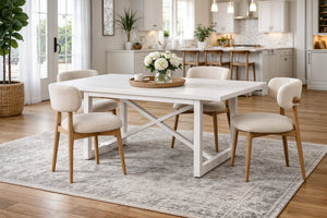 TAVOLO ALLUNGABILE INTERNO ESTERNO MADERA / METALLO NASHVILLE 200-260/100