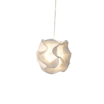 LAMPADA A SOFFITTO AVORIO FATTO A MANO 38X38X34CM