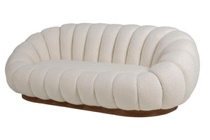 DIVANO BEIGE BOUCLE SOFA 185x96x66 CM