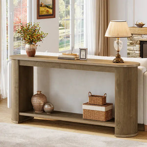 EXTENDING DINING TABLE IN PORCELAIN AND WALNUT WOOD 