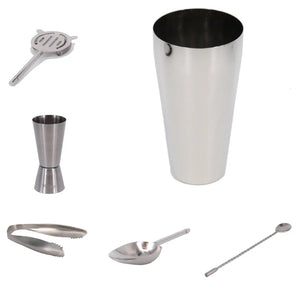 Set cocktail artigianale Blue Chilli Design in acciaio inox 18/10