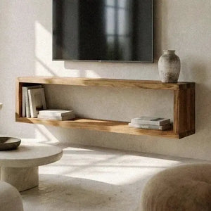 MIUNE Mobile TV in legno massiccio. Finitura "D A R K".