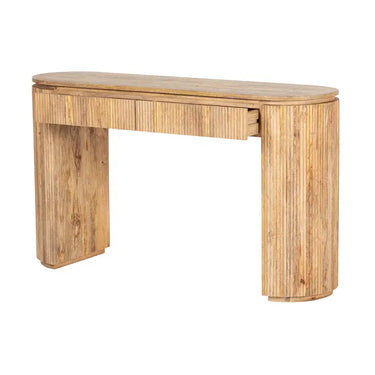 Consolle in legno di mango marrone Myra 140x40x80 cm