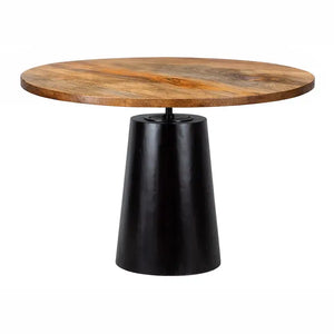 Tavolo da pranzo Argir regolabile 120x120x76-105 cm