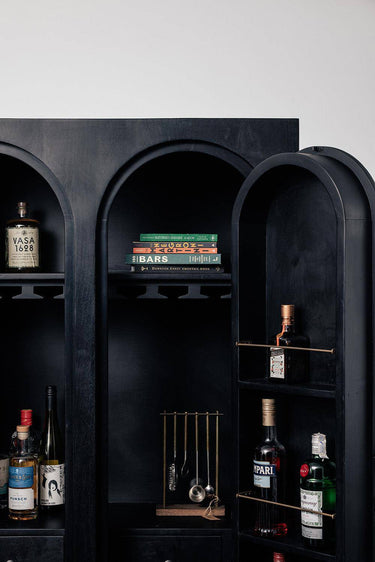 Mobile bar Bronx con ante push