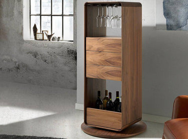 MOBILE BAR GIREVOLE IN LEGNO DI NOCE 612,00€ - ELIARREDA
