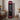 Mobile Libreria a Cabina Telefonica Londinese in Ferro Rosso – 41x38x175 cm – Stile Vintage Industriale