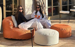 Pouf Ottoman Round Luxe Alba