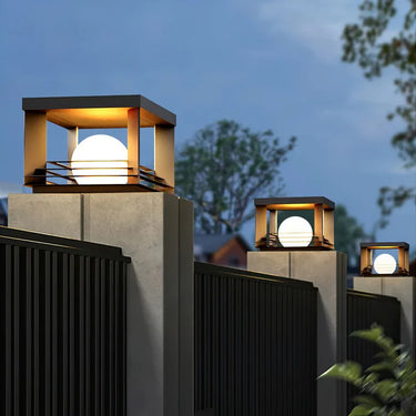 Lampada a colonna solare