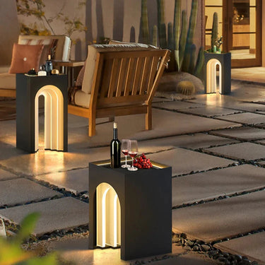 BEST SELLER  Lampada da tavolo solare ad arco per esterni