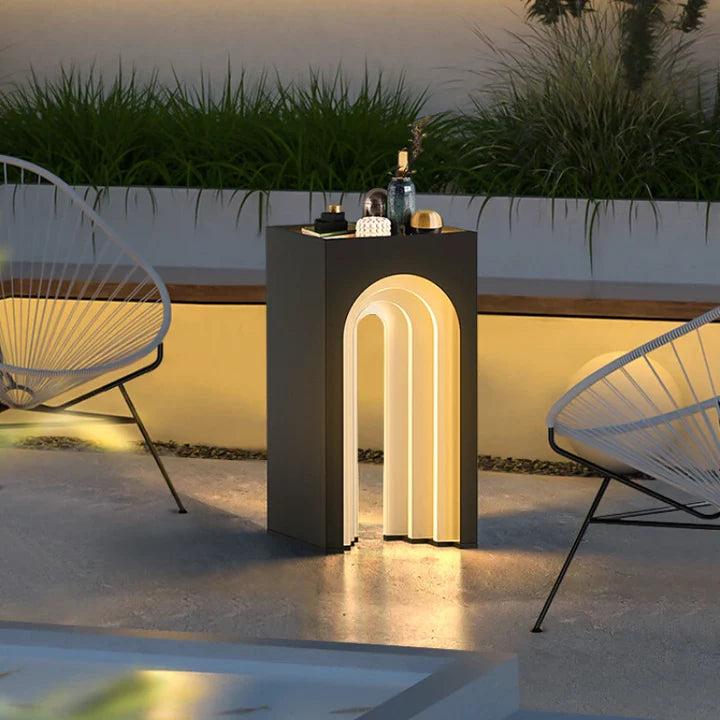BEST SELLER  Lampada da tavolo solare ad arco per esterni