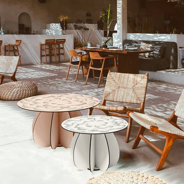 Tavolino da caffè Gardenia Ø80 cm in bellissimi colori