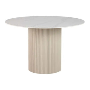 Tavolo da pranzo Pietra Bianca Orizaba 120x120x77 cm