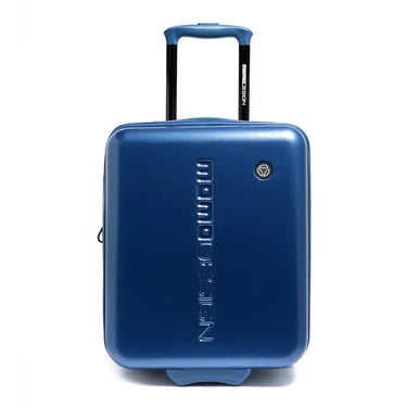 Trolley Cabin Momo Design Blu Nero ABS Zip 35x42x22 cm