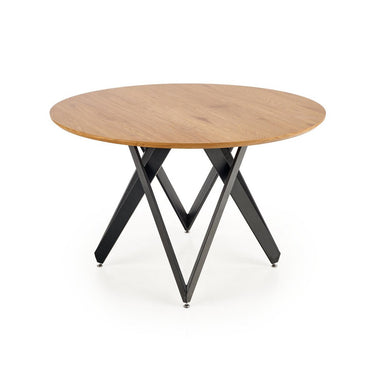 Tavolo da pranzo metallo e legno 120 cm industrial
