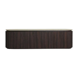 Mobile TV in legno DM colore marrone 200x40x55cm