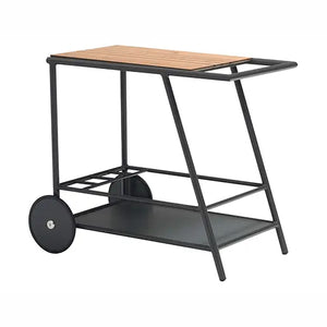 CARRELLO IN ALLUMINIO VETRO TEMPERATO 91x50x73 CM
