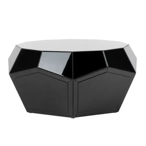 Tavolino da salotto specchiato Dayton 99x92x46 cm