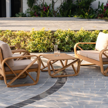 Bålamöllan – Set da salotto in teak di grado A/B con cuscini
