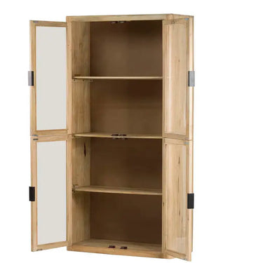 Mobile in legno di mango marrone Felo 100x45x200 cm