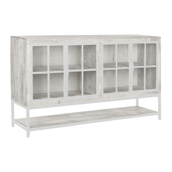 BUFFET MANGO METALLO 170X45X100 NATURALE MB201321 O BIANCO MB205847